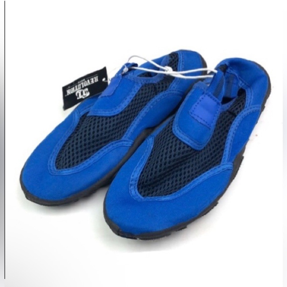 Revolution‎ Boys Blue Water Shoes Aqua Socks Mesh Slip On Size 2/3 SS21 27268004